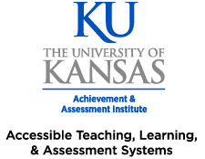 I-SMART is a project developed by the Center for Accessible Teaching, Learning, and Assessment Systems under the University of Kansas' Achievement and Assessment Institute.